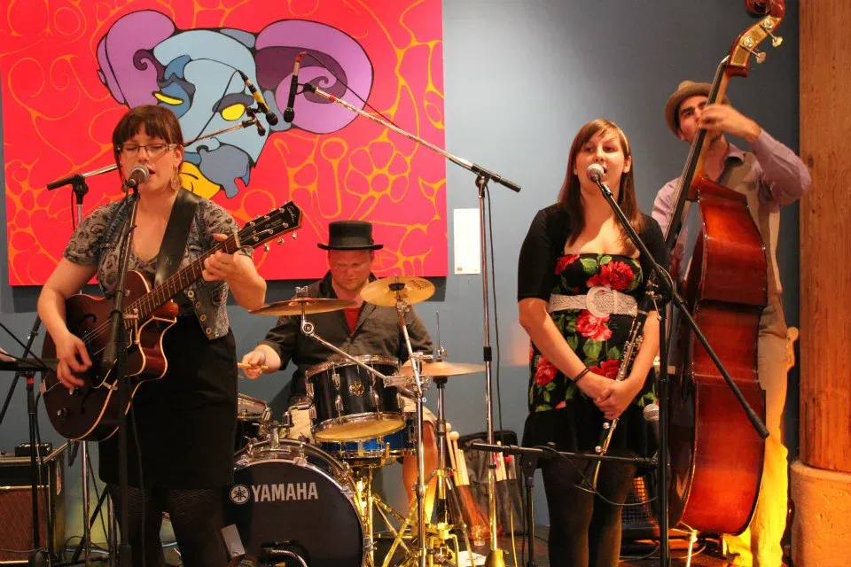 Gillian Stone Band playing opening night